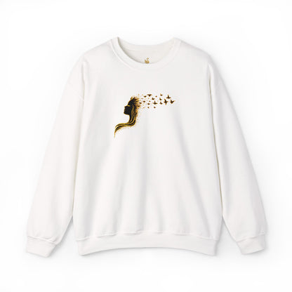 Her Flight Embroidered Sweatshirt