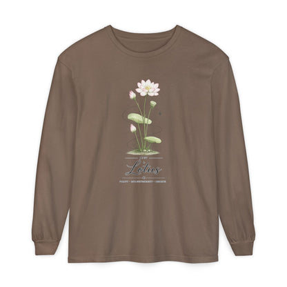July Birth Flower Long Sleeve T-Shirt