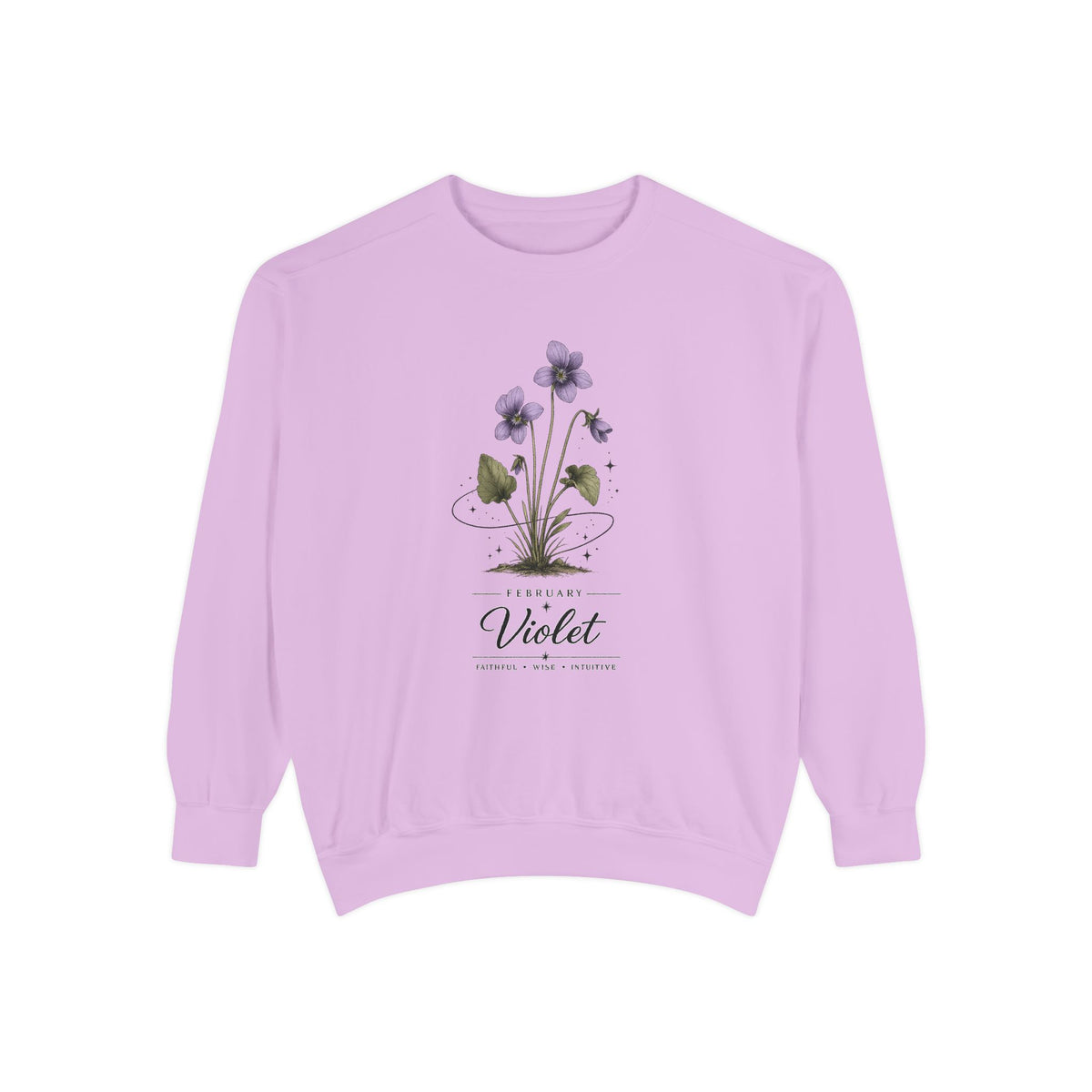 February Birth Flower Sweatshirt