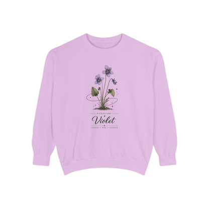 February Birth Flower Sweatshirt