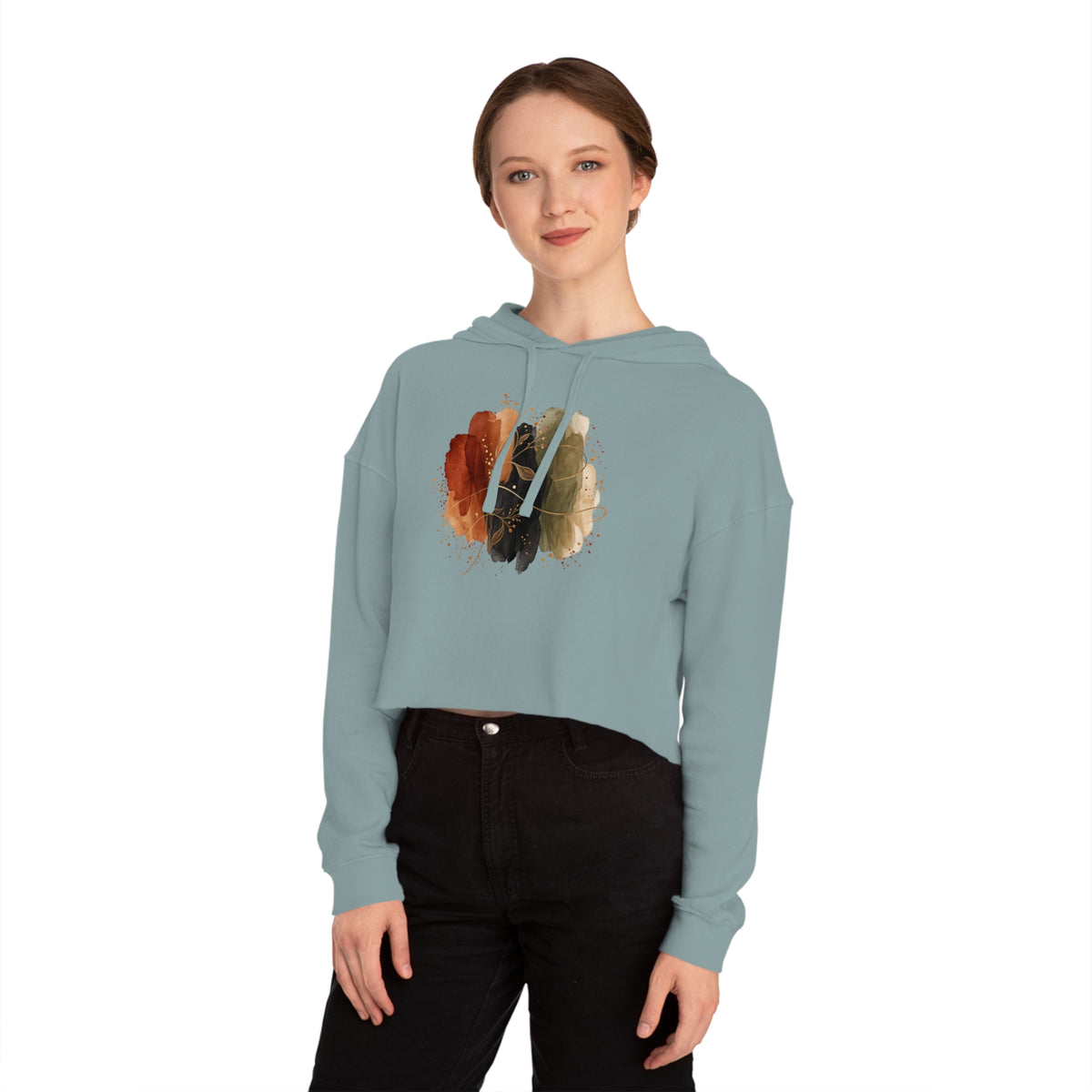 Art of Becoming Cropped Hooded Sweatshirt