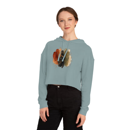 Art of Becoming Cropped Hooded Sweatshirt