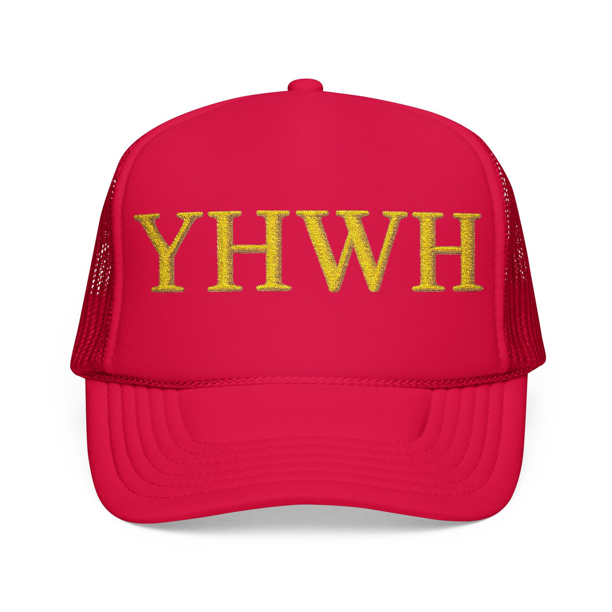 YHWH Embroidered Foam Trucker Hat