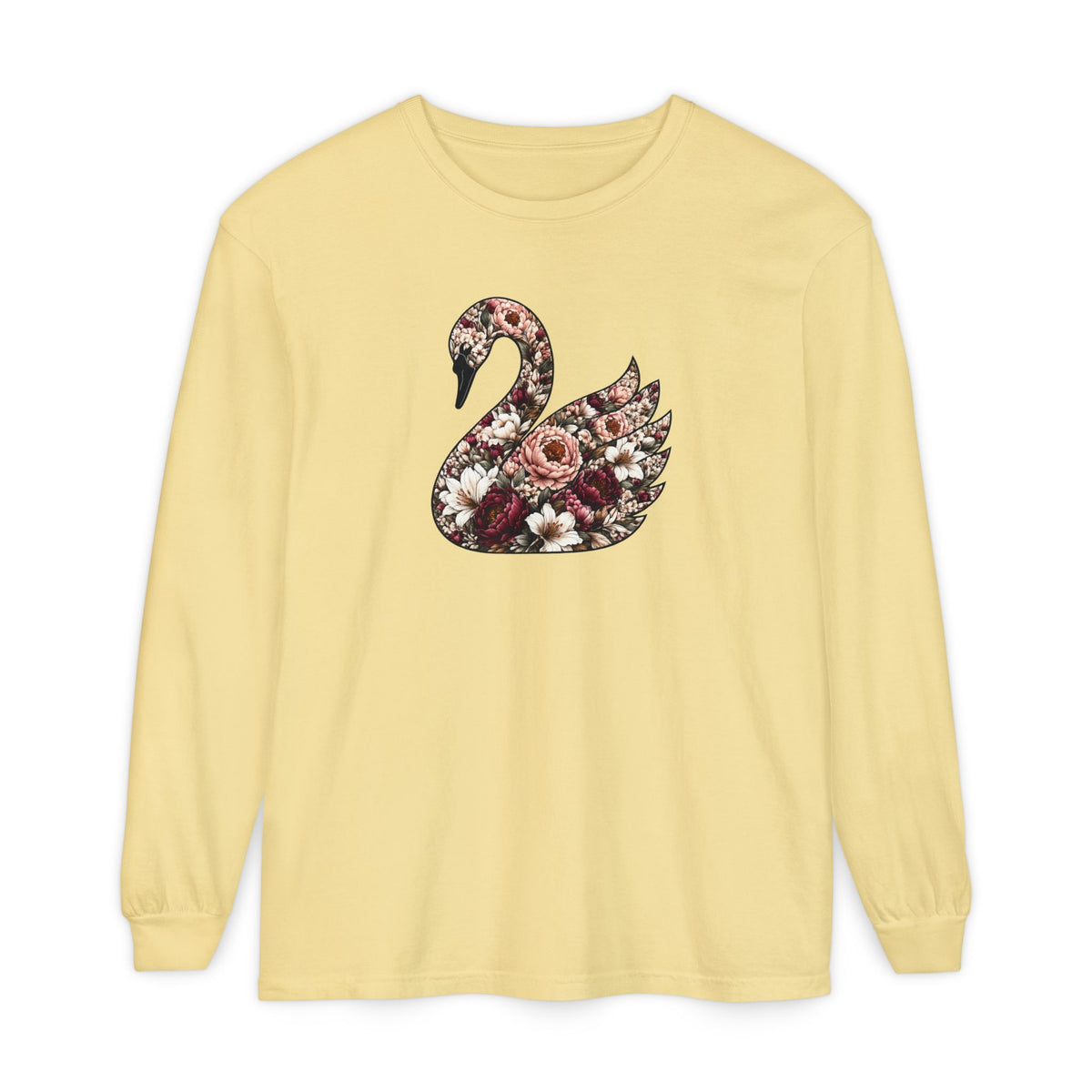 Peony and Plumage Long Sleeve T-Shirt