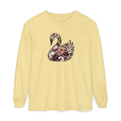 Peony and Plumage Long Sleeve T-Shirt