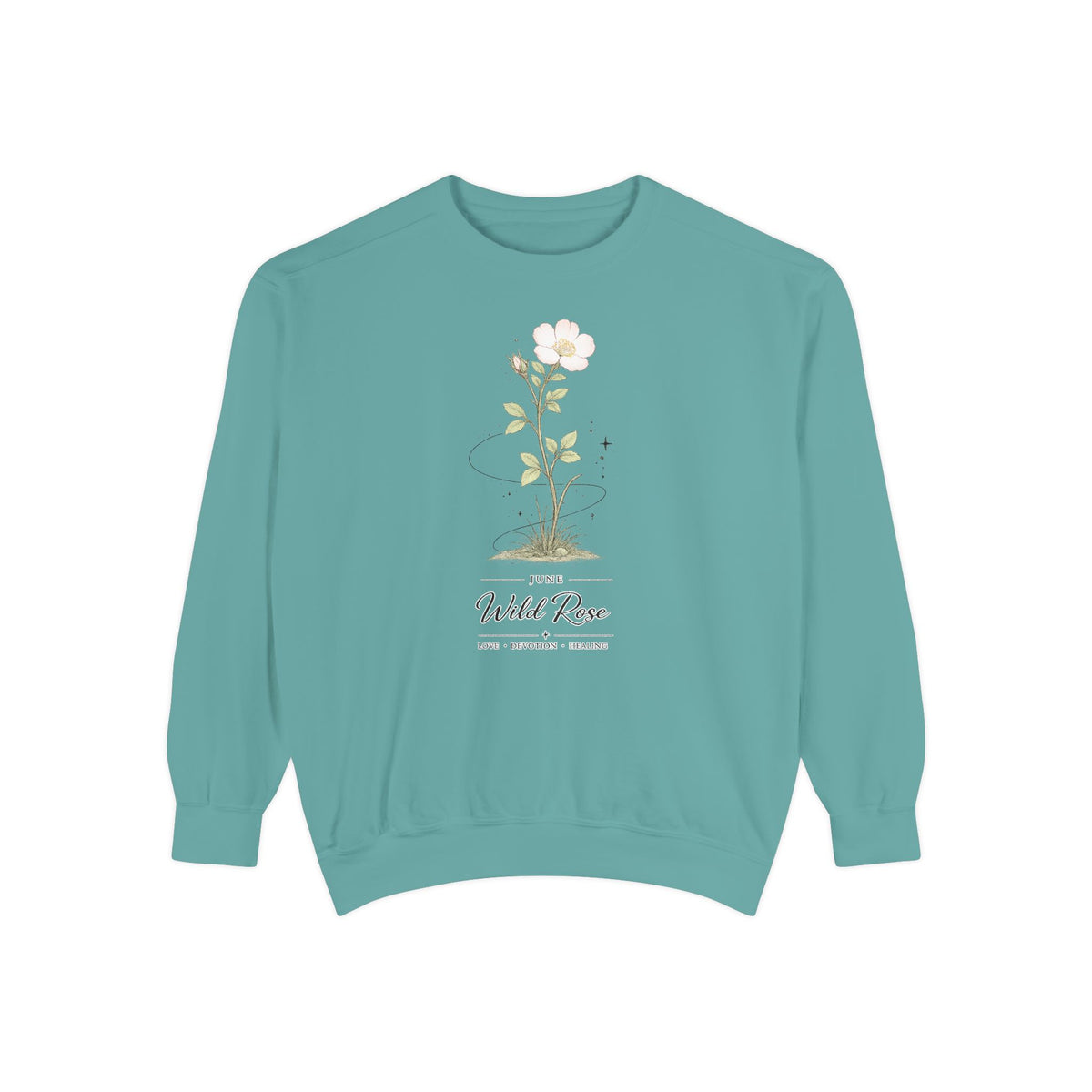 June Birth Flower Sweatshirt