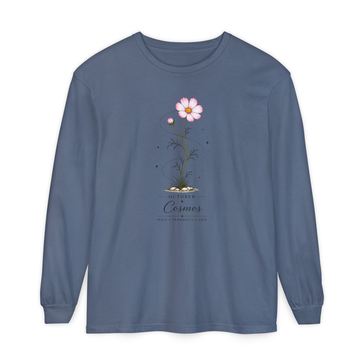 October Birth Flower Long Sleeve T-Shirt