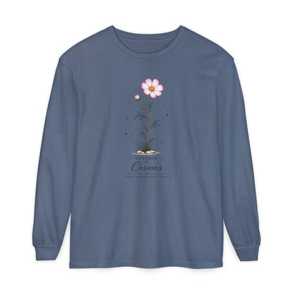 October Birth Flower Long Sleeve T-Shirt