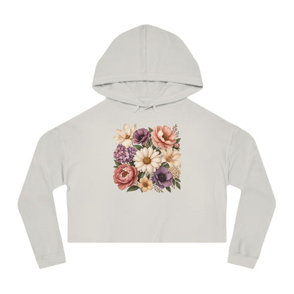 Grace In Bloom Cropped Hooded Sweatshirt