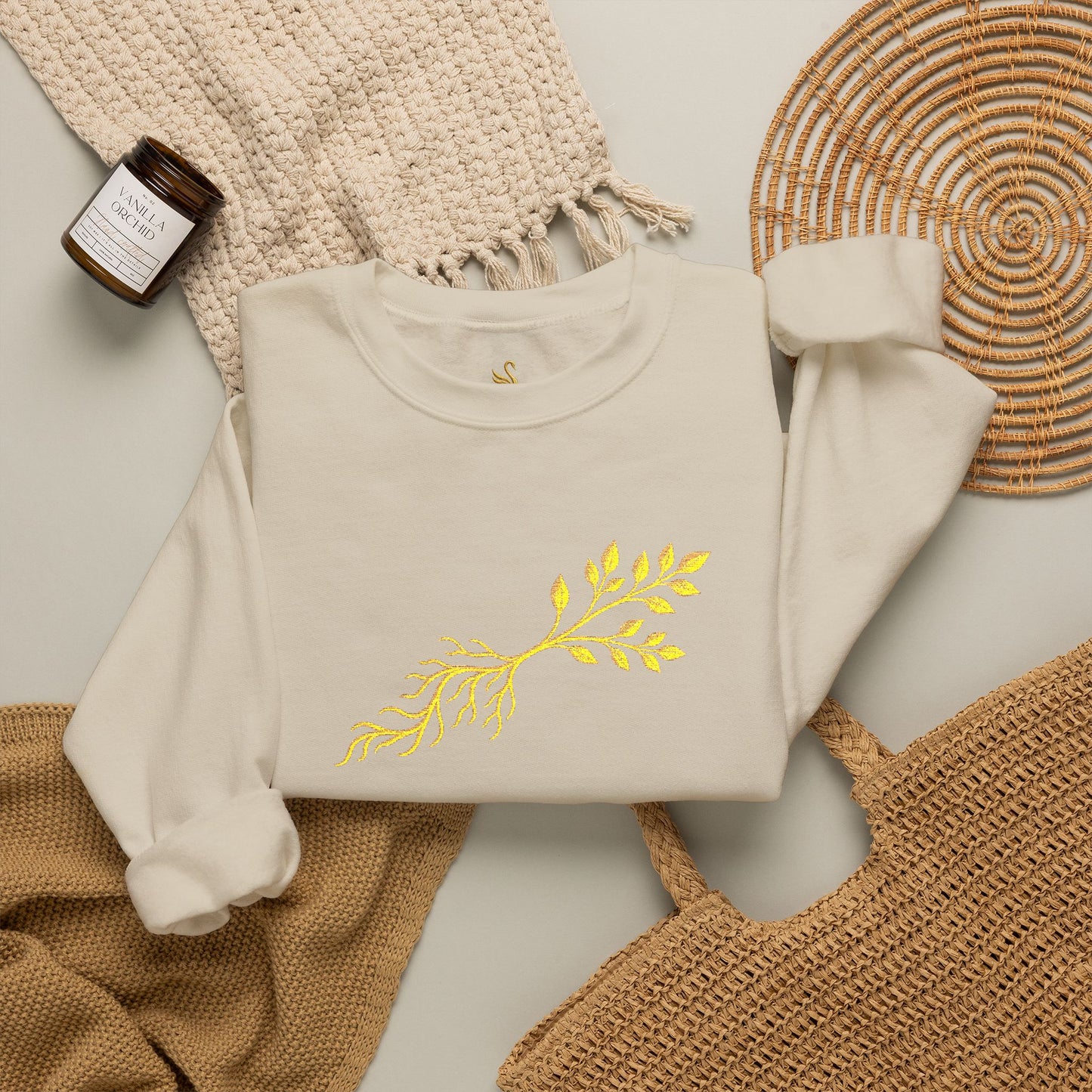 Rooted Grace Embroidered Sweatshirt