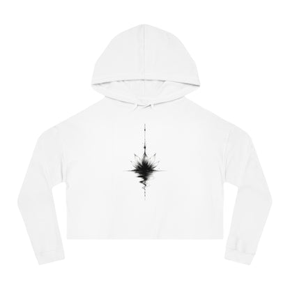 Rise Cropped Hooded Sweatshirt