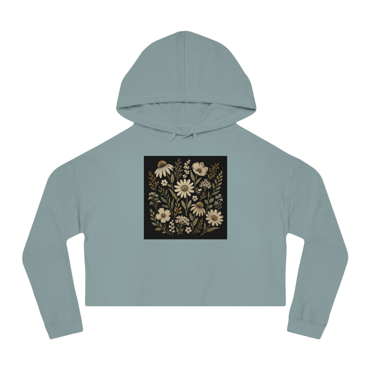 Grace After Dark Cropped Hooded Sweatshirt