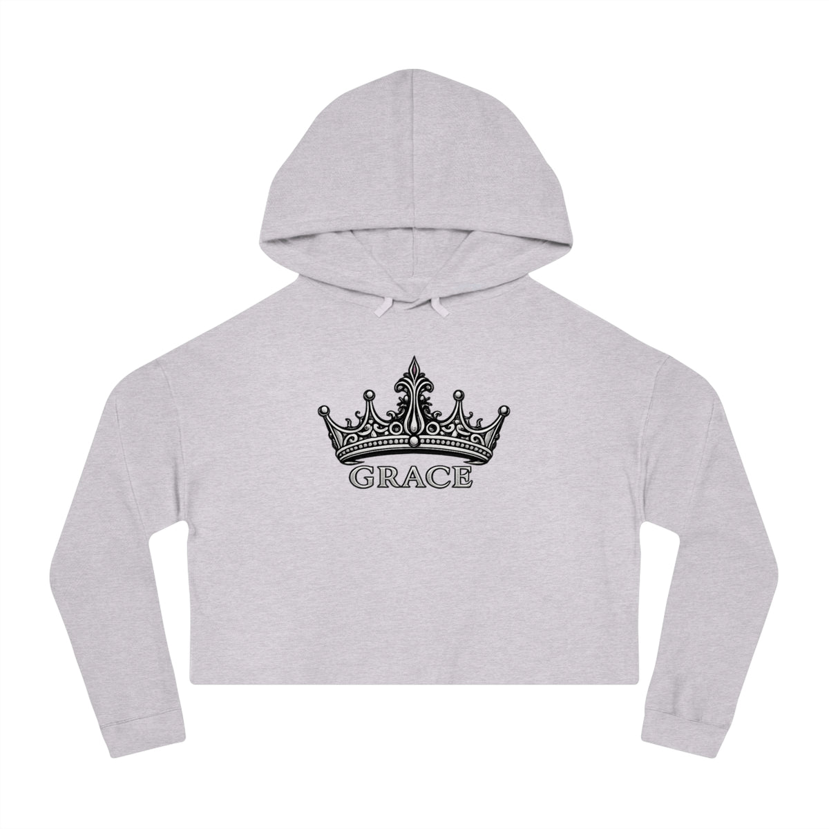 Grace Crown Cropped Hooded Sweatshirt