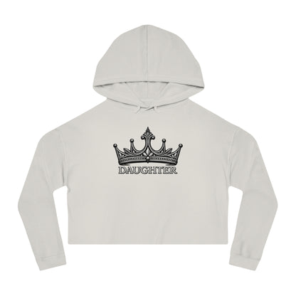 Daughter Crown Cropped Hooded Sweatshirt
