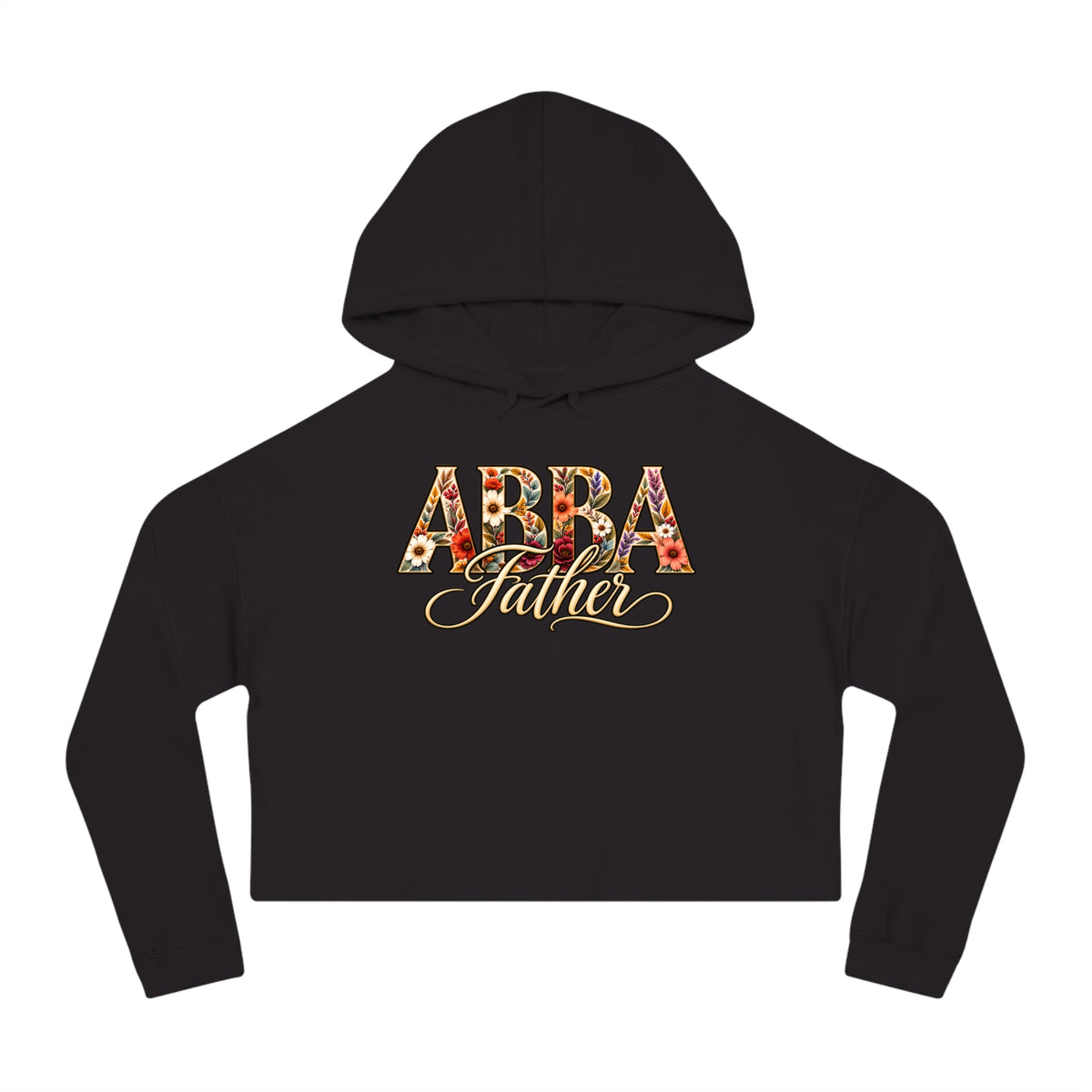 Abba Father Cropped Hooded Sweatshirt