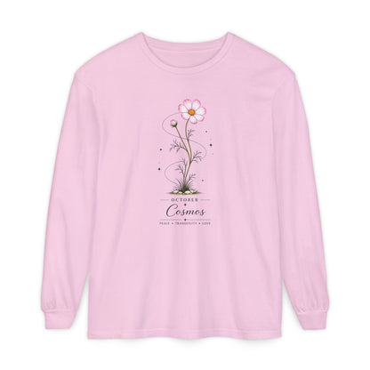 October Birth Flower Long Sleeve T-Shirt