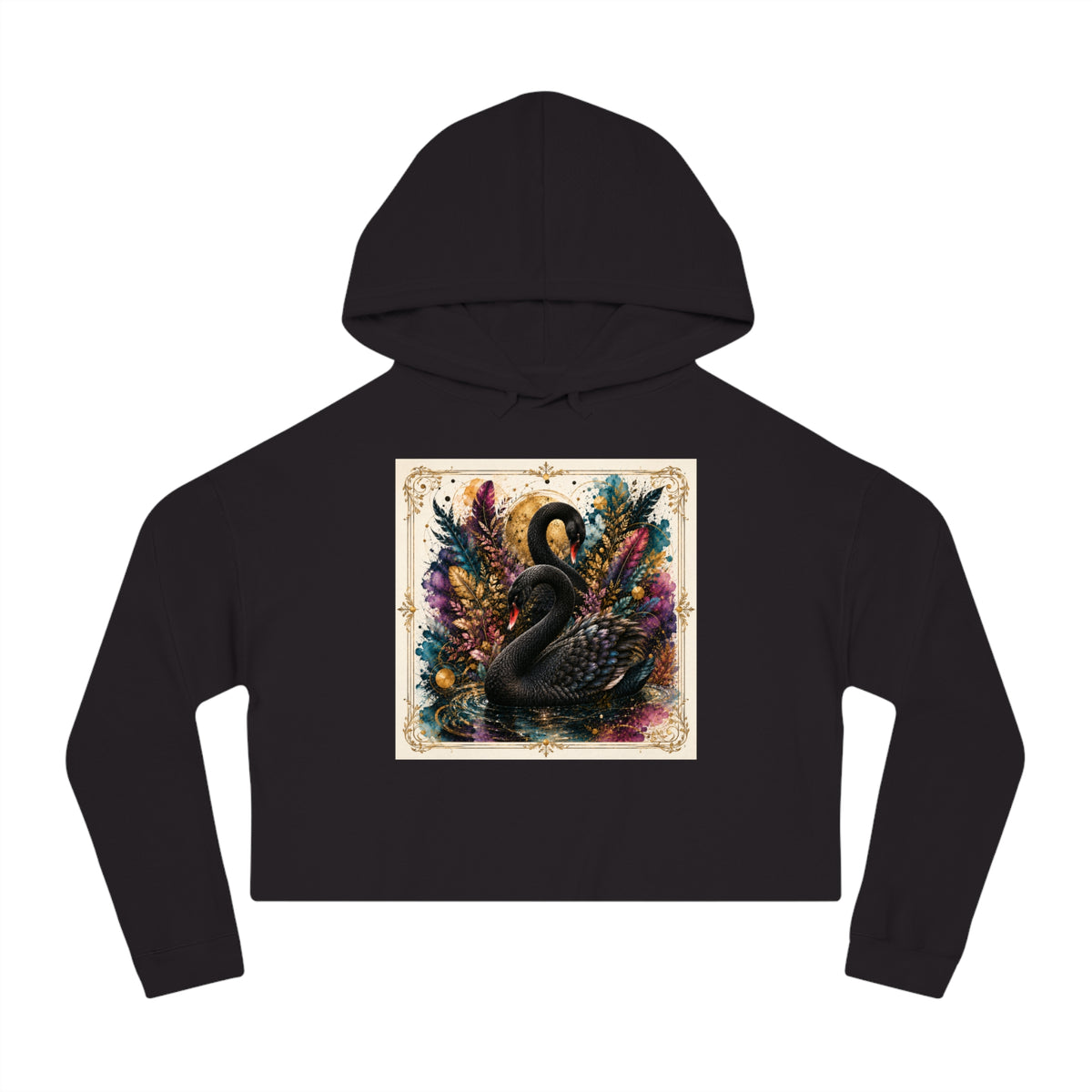 Velvet Flight Cropped Hooded Sweatshirt