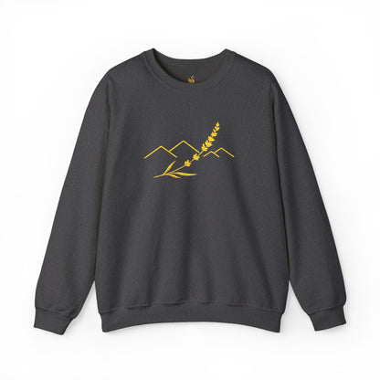 Lavender Ridge Embroidered Sweatshirt