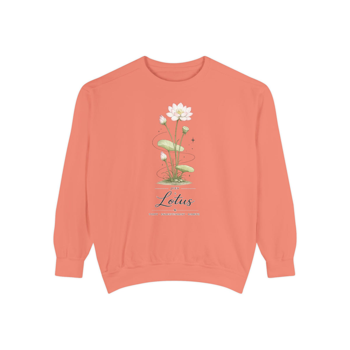 July Birth Flower Sweatshirt