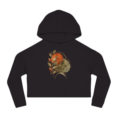 In Her Element Cropped Hooded Sweatshirt
