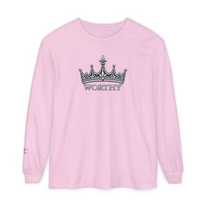 Worthy Crown Long Sleeve T-Shirt