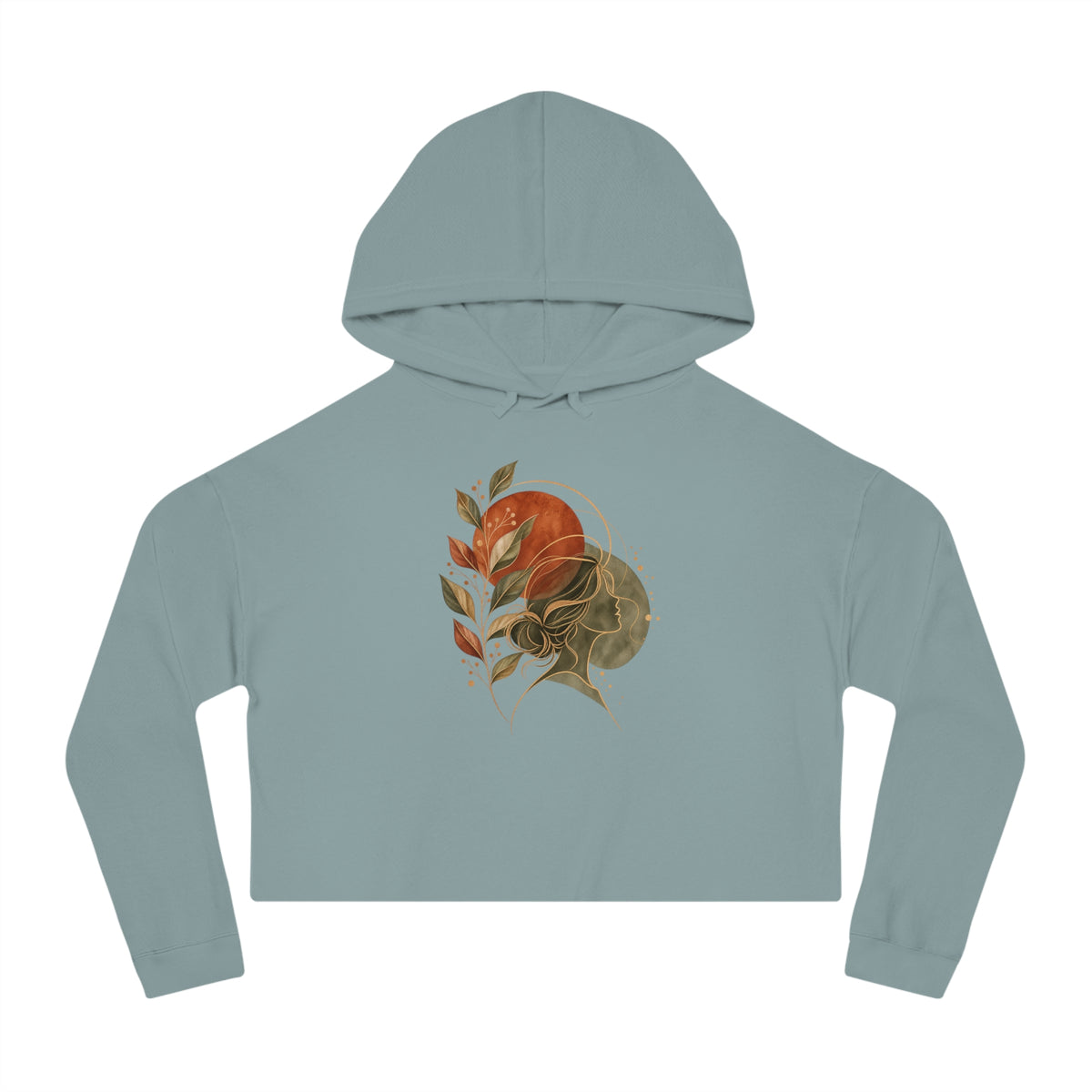 In Her Element Cropped Hooded Sweatshirt