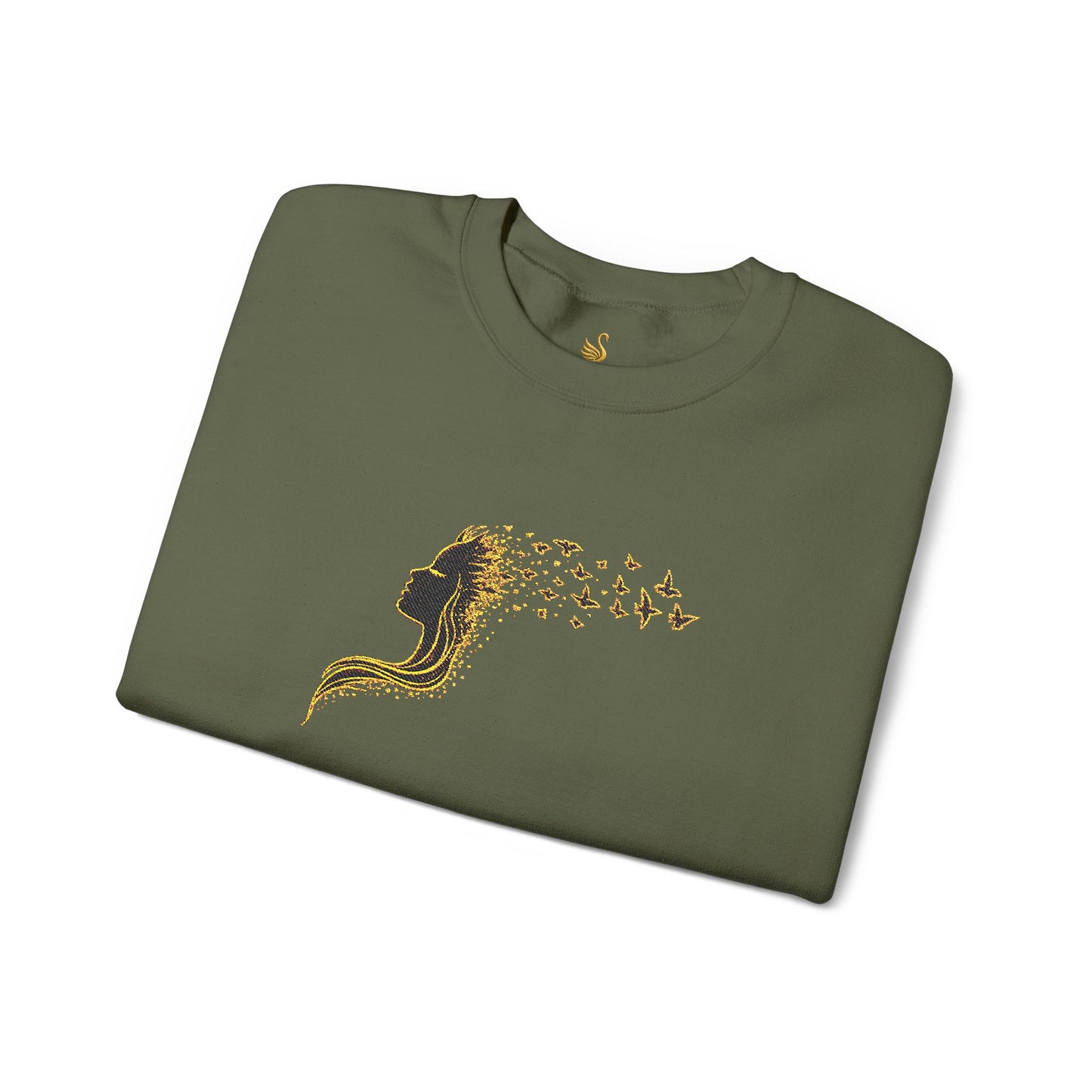 Her Flight Embroidered Sweatshirt