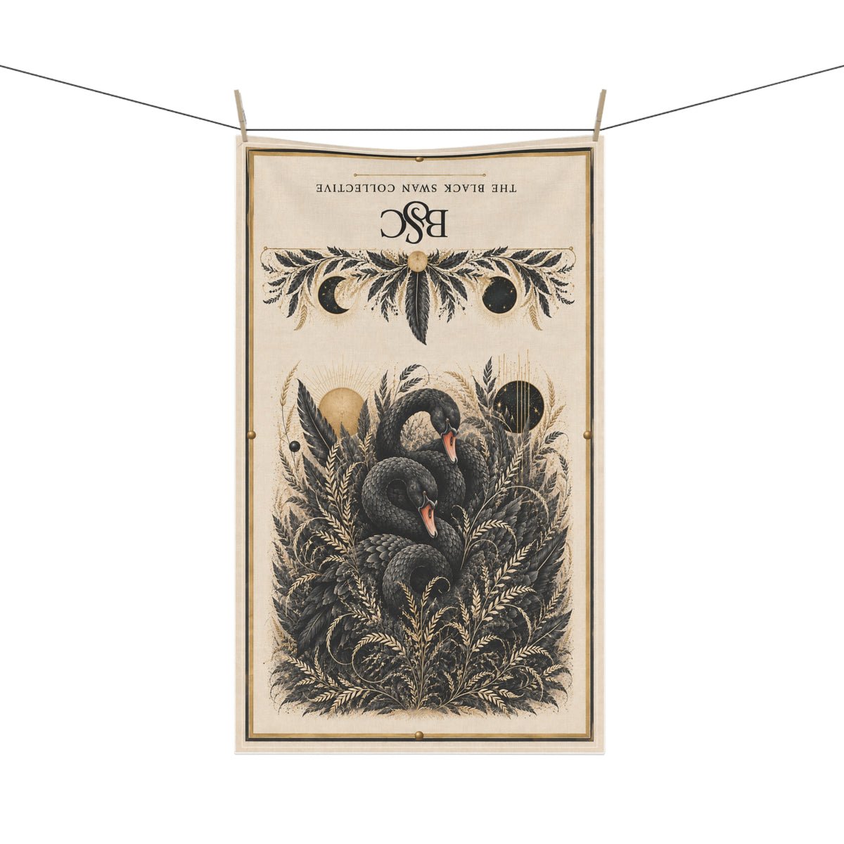 Noir Reverie Tea Towel