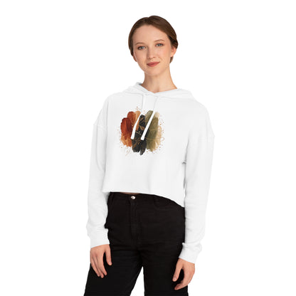 Art of Becoming Cropped Hooded Sweatshirt