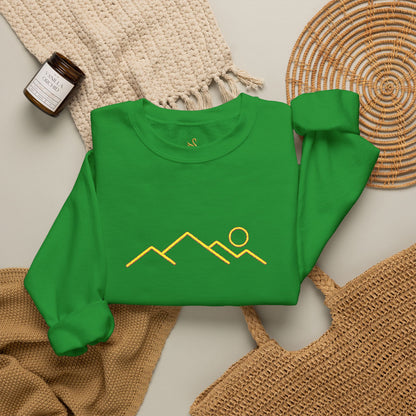 Mountain Majesty Embroidered Sweatshirt