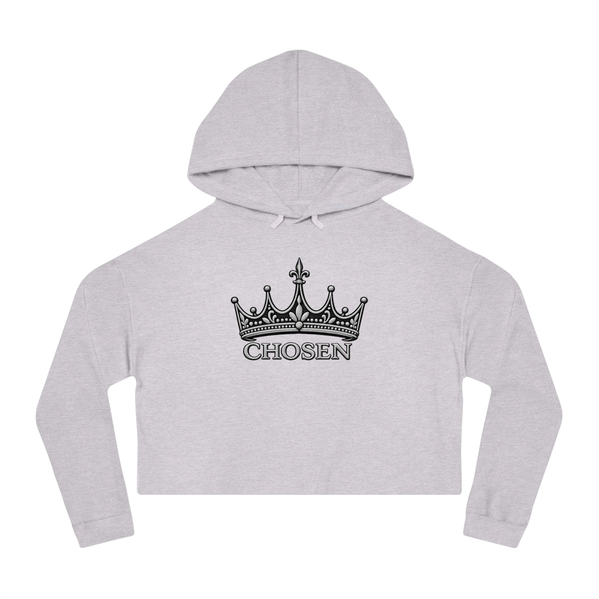 Chosen Crown Cropped Hooded Sweatshirt