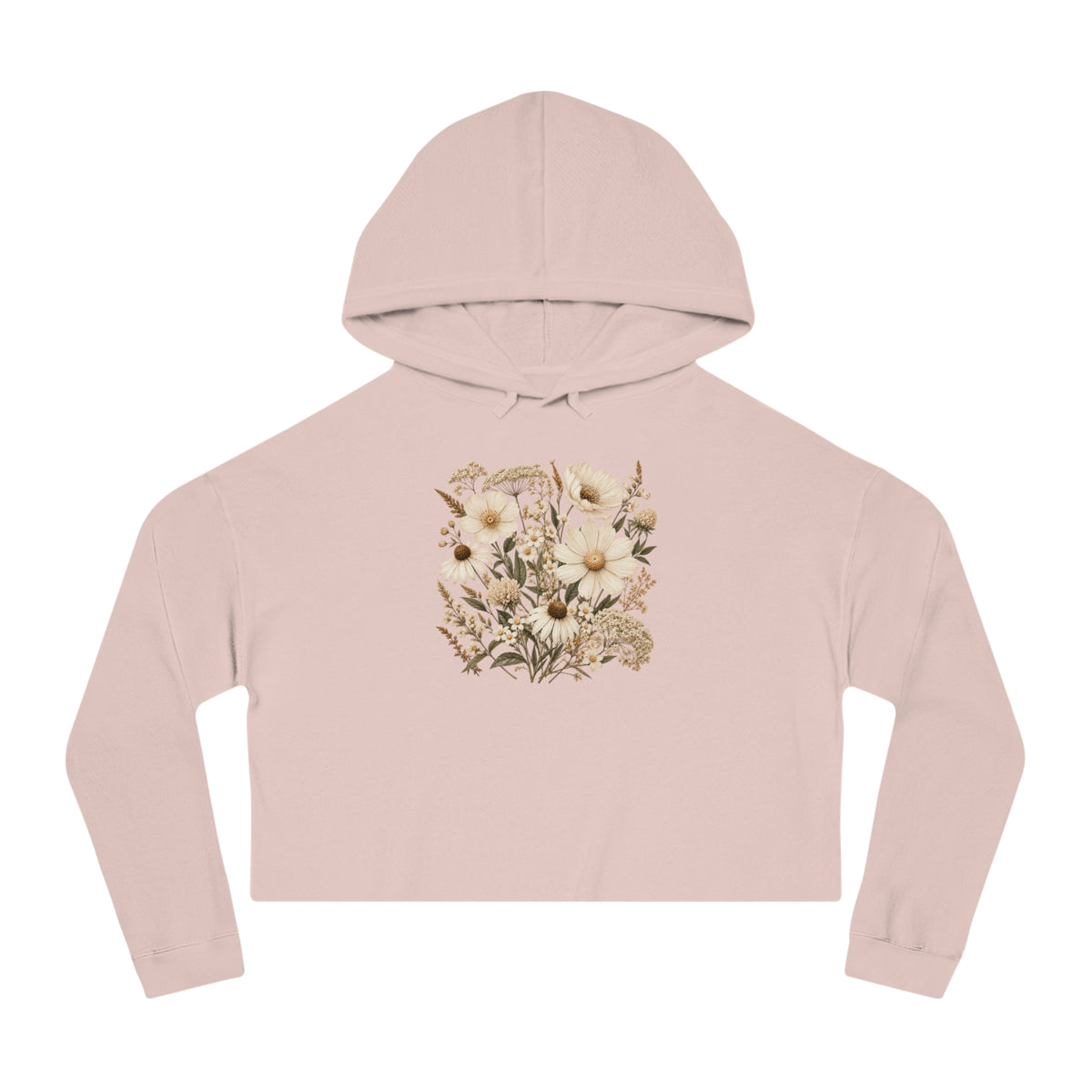 Quiet Grace Cropped Hooded Sweatshirt