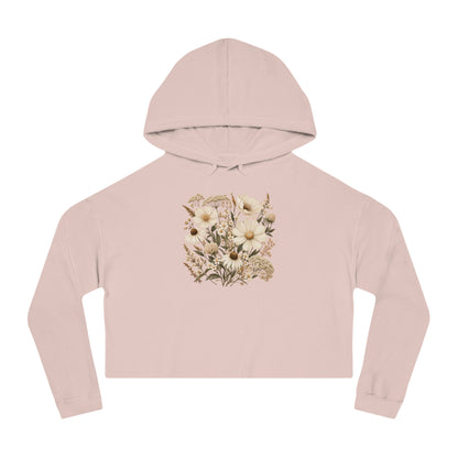 Quiet Grace Cropped Hooded Sweatshirt