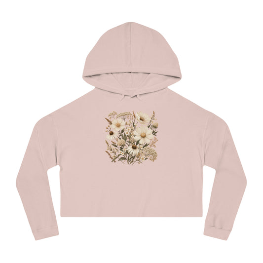 Quiet Grace Cropped Hooded Sweatshirt