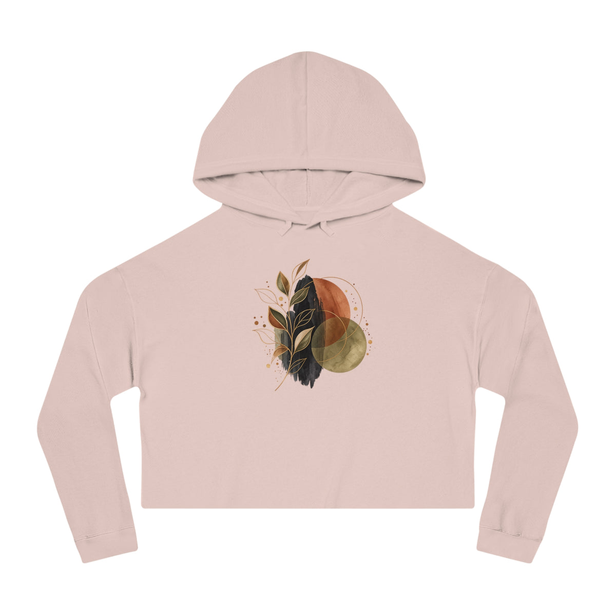 Wildly Grounded Cropped Hooded Sweatshirt