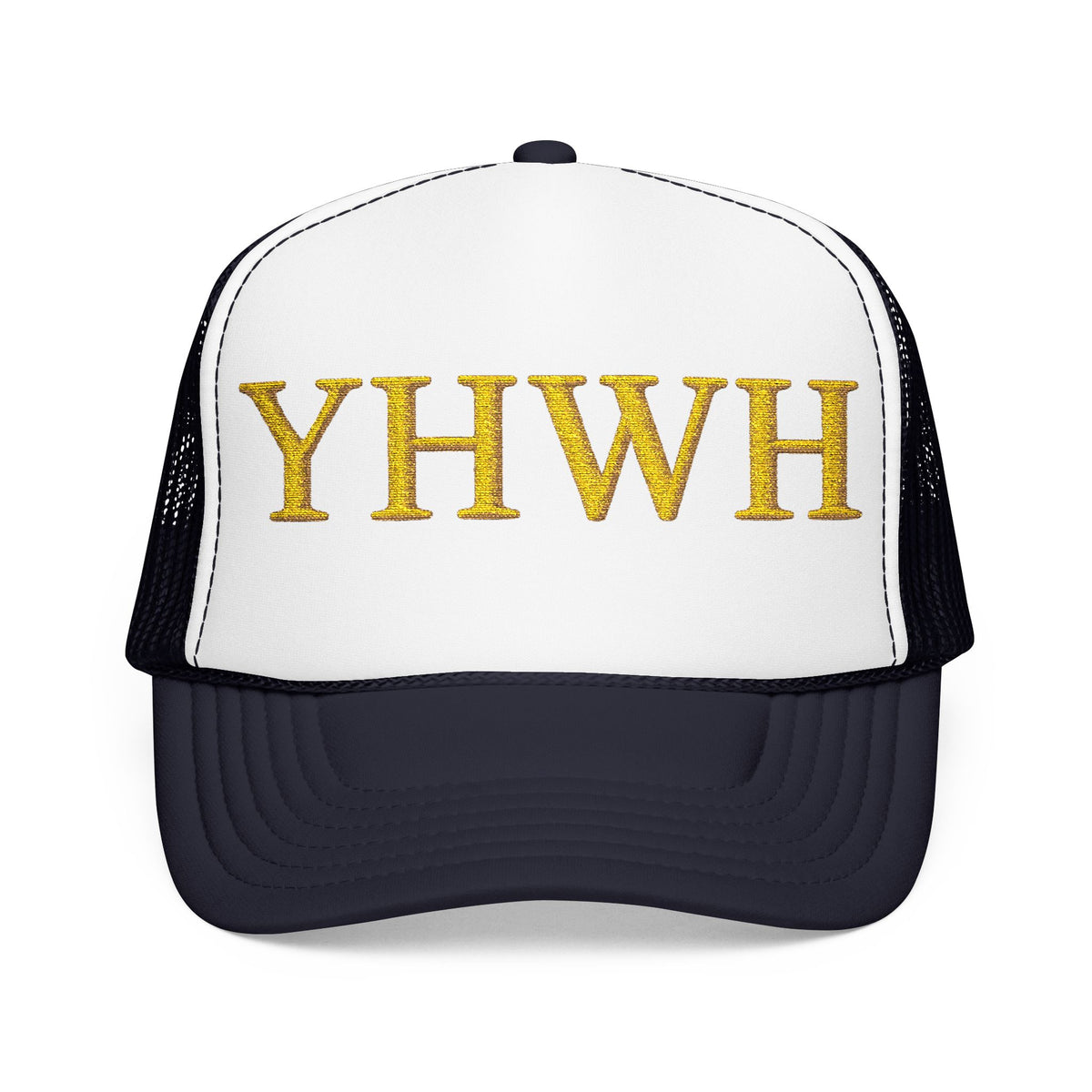 YHWH Embroidered Foam Trucker Hat