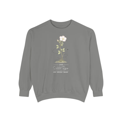 June Birth Flower Sweatshirt