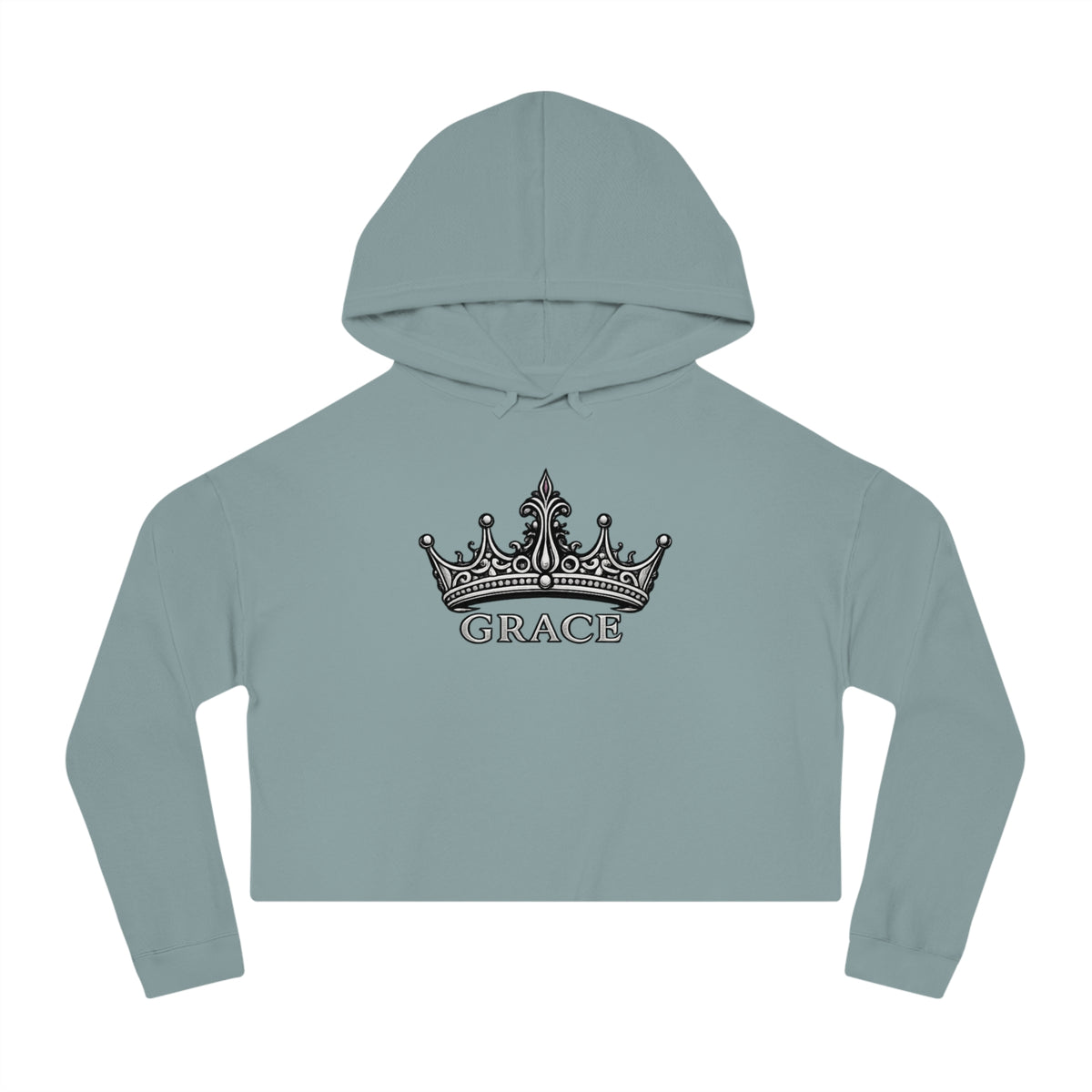 Grace Crown Cropped Hooded Sweatshirt