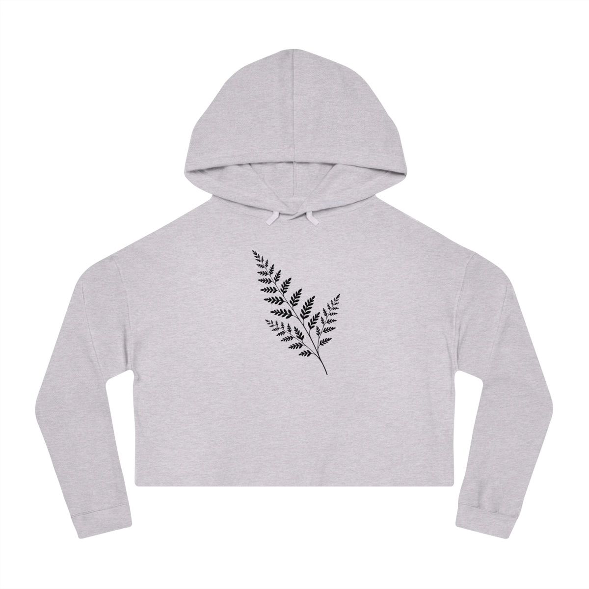 Wild Fern Cropped Hooded Sweatshirt