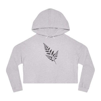 Wild Fern Cropped Hooded Sweatshirt