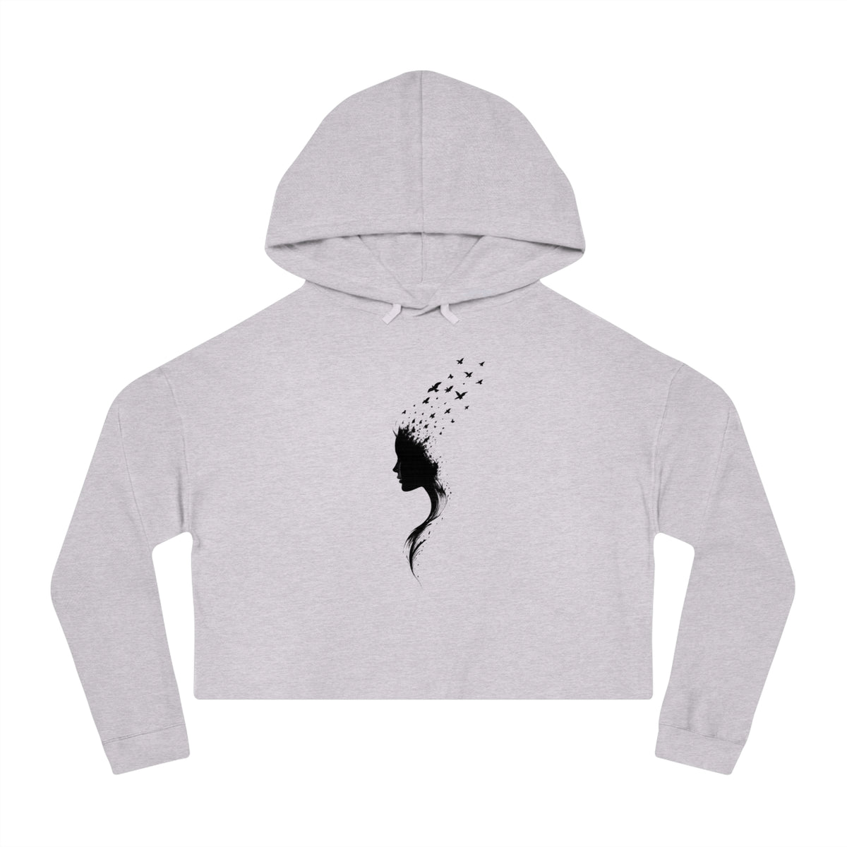 Her Flight Cropped Hooded Sweatshirt