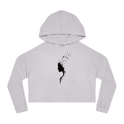 Her Flight Cropped Hooded Sweatshirt
