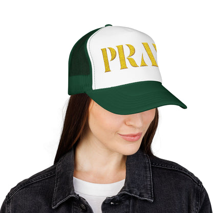 Pray Embroidered Foam Trucker Hat