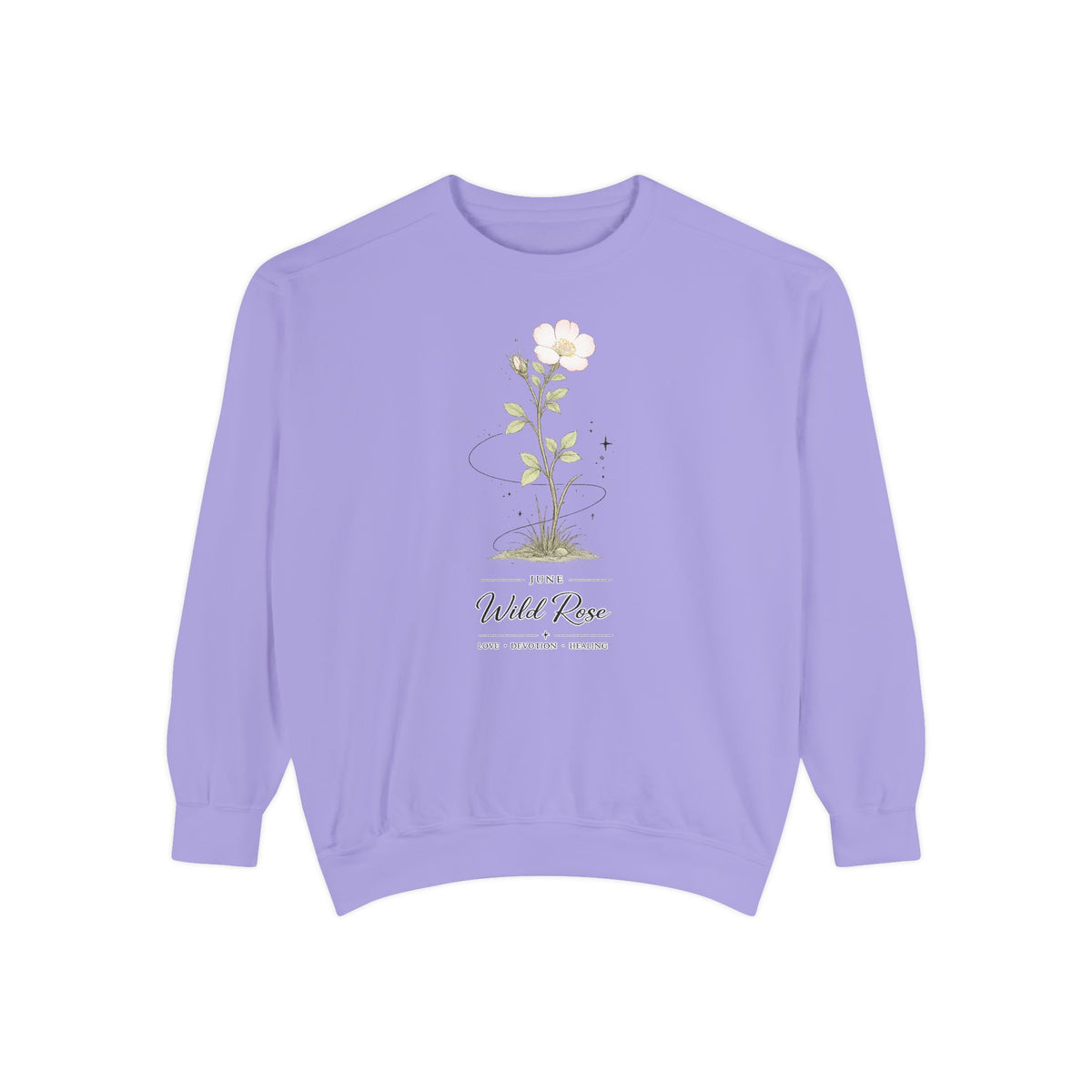 June Birth Flower Sweatshirt