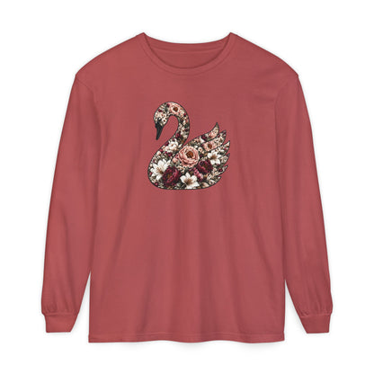 Peony and Plumage Long Sleeve T-Shirt