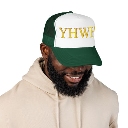 YHWH Embroidered Foam Trucker Hat