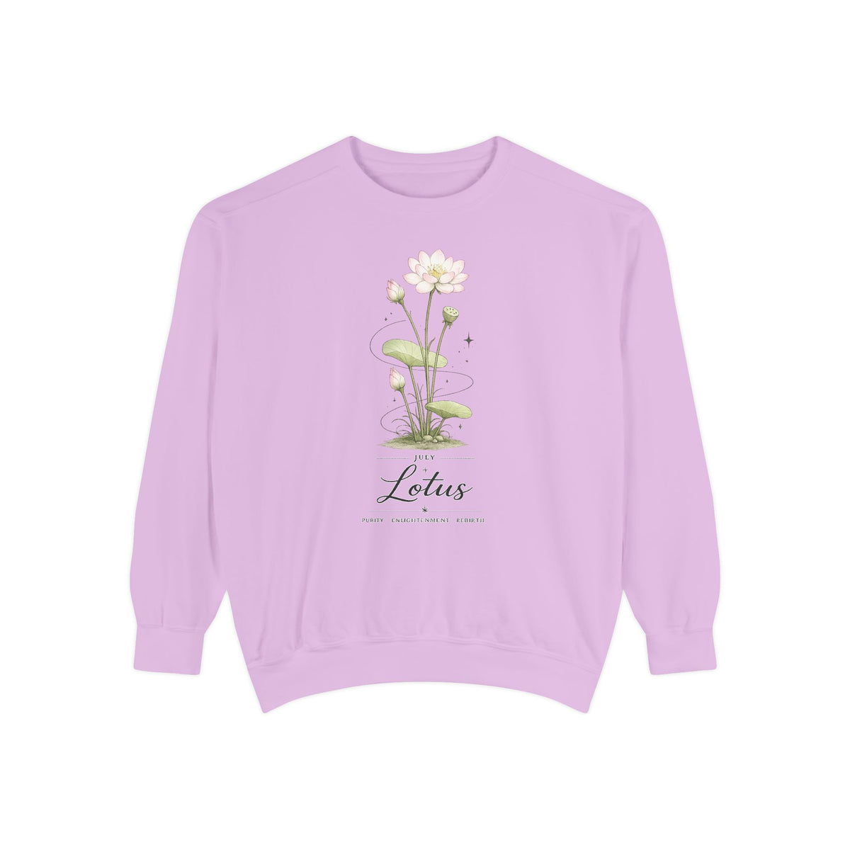 July Birth Flower Sweatshirt