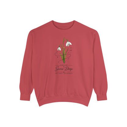 January Birth Flower Sweatshirt