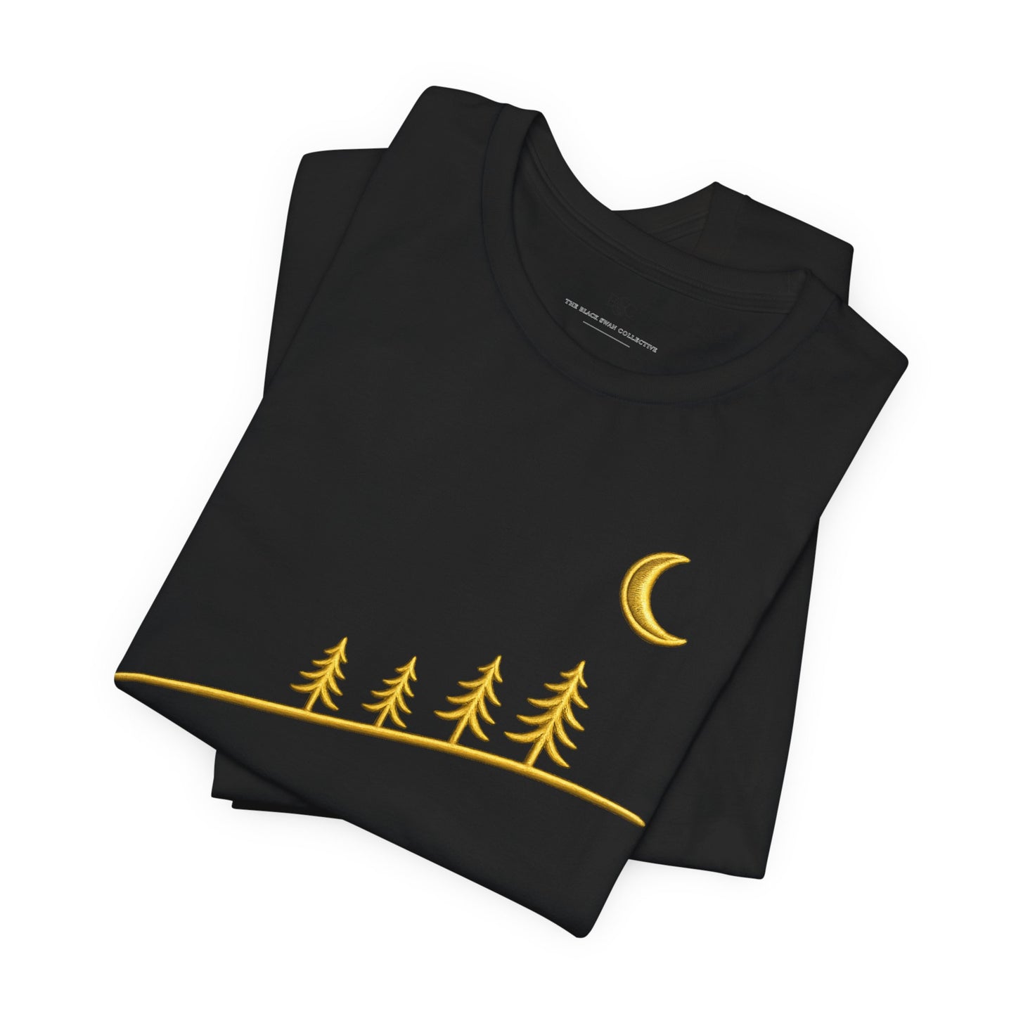 Moonlit Slope Embroidered