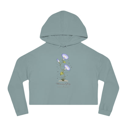 Morning Glory Cropped Hooded Sweatshirt
